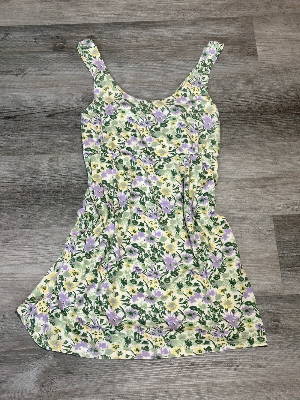 Joli Clothes Lilac Green Floral sundress
